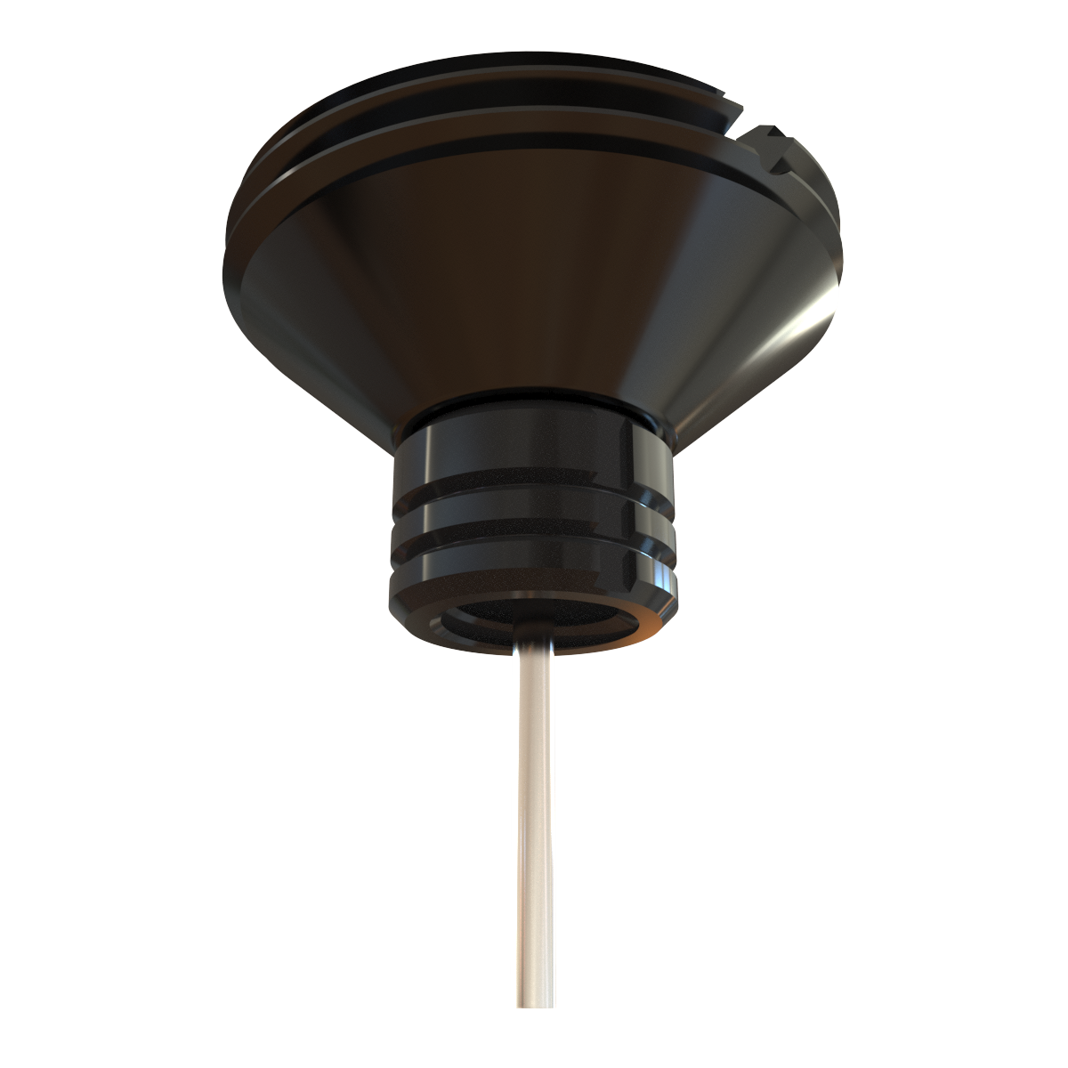 Twist-on Reduced Footprint Imaging Cannula