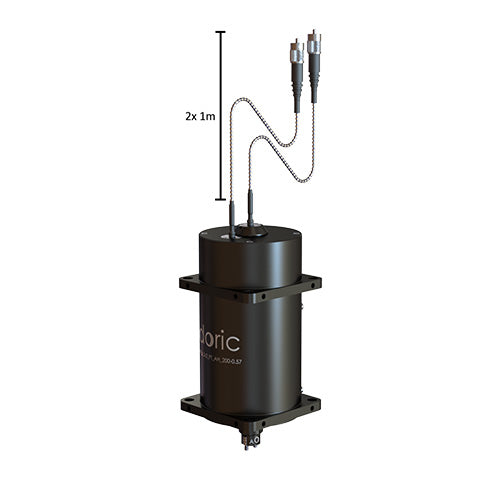 Assisted 2x2 Pigtailed Fiber-optic Rotary Joint