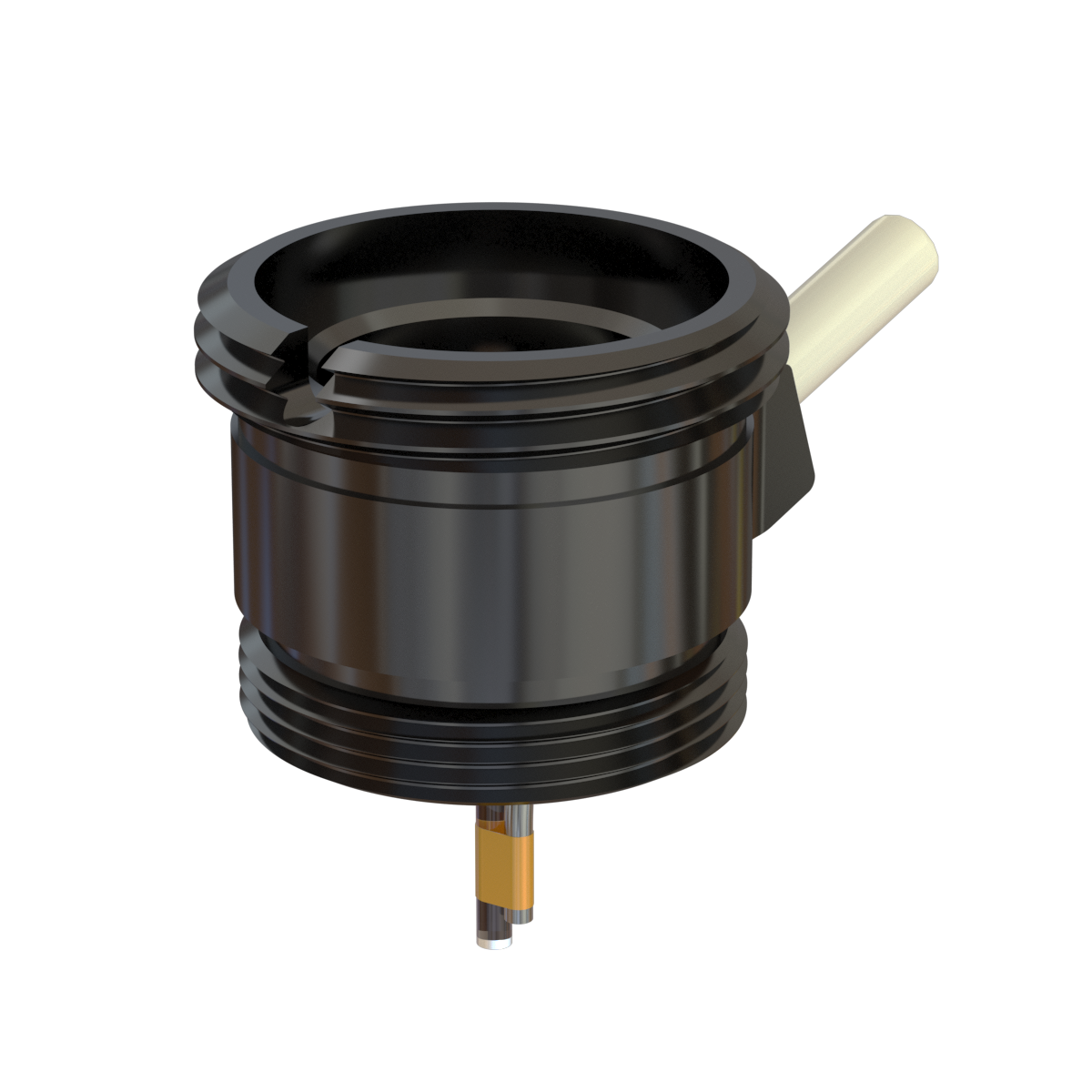 Twist-on Imaging Cannula with Fluid Injection